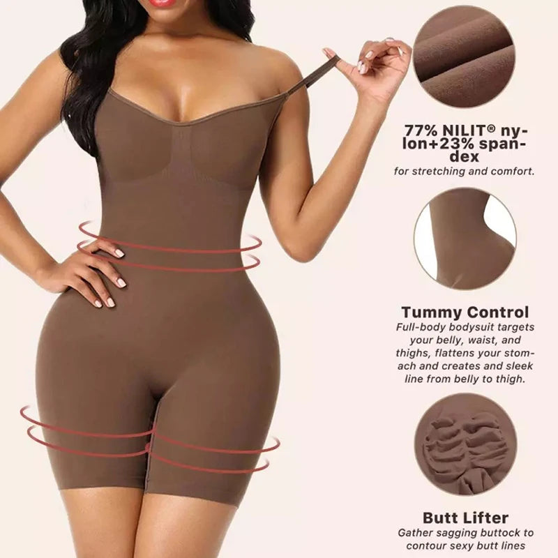 Bodysuit sem costura push up para mulheres, treinador de cintura, levantador de bumbum, shaper do corpo, shapewear emagrecimento, cueca controle barriga, espartilho aparador