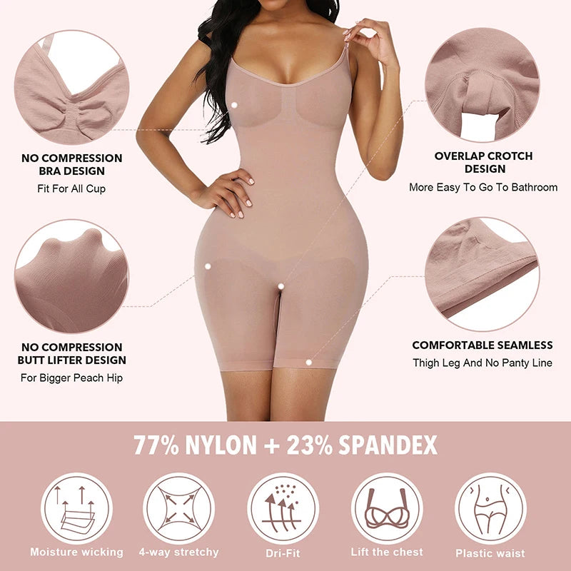 Bodysuit sem costura push up para mulheres, treinador de cintura, levantador de bumbum, shaper do corpo, shapewear emagrecimento, cueca controle barriga, espartilho aparador